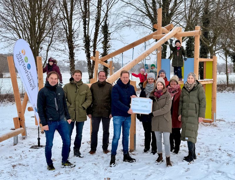 Einweihung des neuen Kletterparcours des VfB Holsen